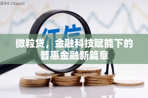 凤台微粒贷，金融科技赋能下的普惠金融新篇章