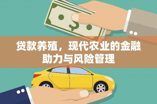 凤台贷款养殖，现代农业的金融助力与风险管理