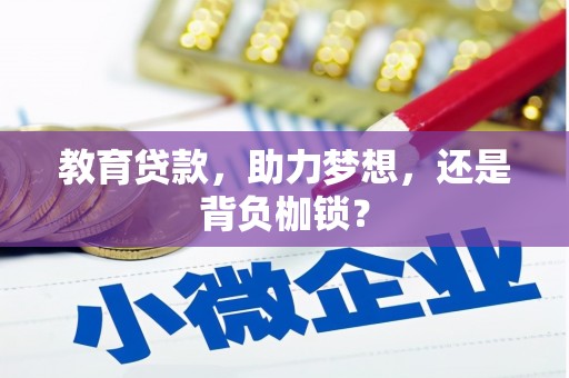 凤台教育贷款，助力梦想，还是背负枷锁？