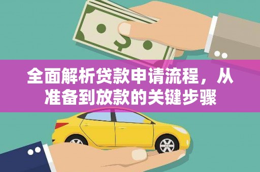 凤台全面解析贷款申请流程，从准备到放款的关键步骤