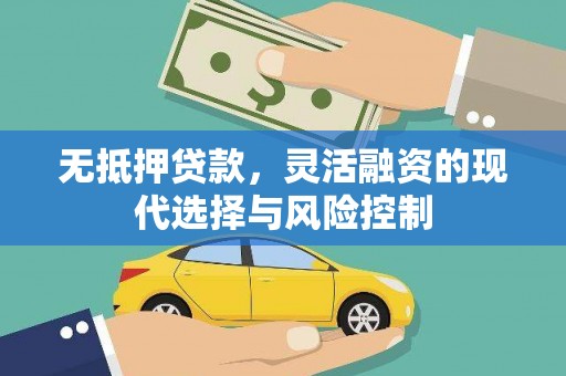 凤台无抵押贷款，灵活融资的现代选择与风险控制