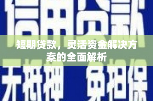 凤台短期贷款，灵活资金解决方案的全面解析