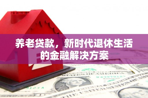 凤台养老贷款，新时代退休生活的金融解决方案