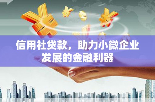 凤台信用社贷款，助力小微企业发展的金融利器