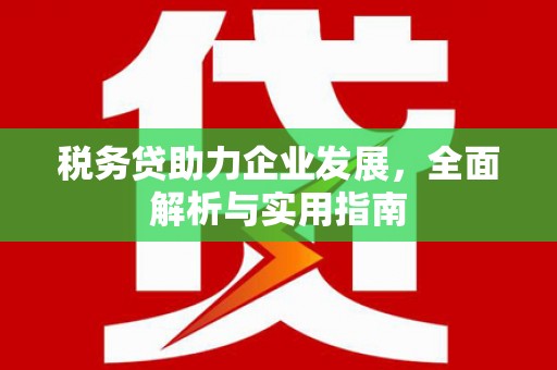 凤台税务贷助力企业发展，全面解析与实用指南