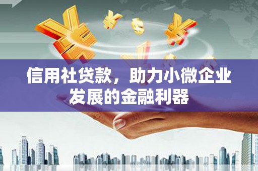 凤台信用社贷款，助力小微企业发展的金融利器