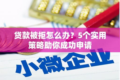 凤台贷款被拒怎么办？5个实用策略助你成功申请