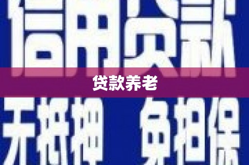 凤台贷款养老