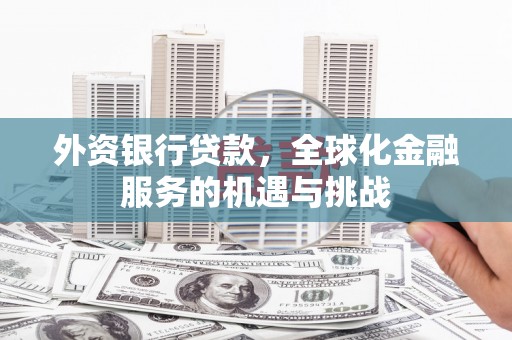 凤台外资银行贷款，全球化金融服务的机遇与挑战