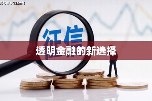 凤台透明金融的新选择