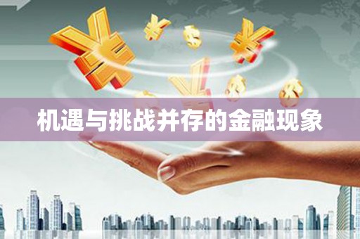 凤台机遇与挑战并存的金融现象